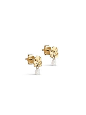 Enamel Copenhagen Mio Pearl Studs Pearls Guld